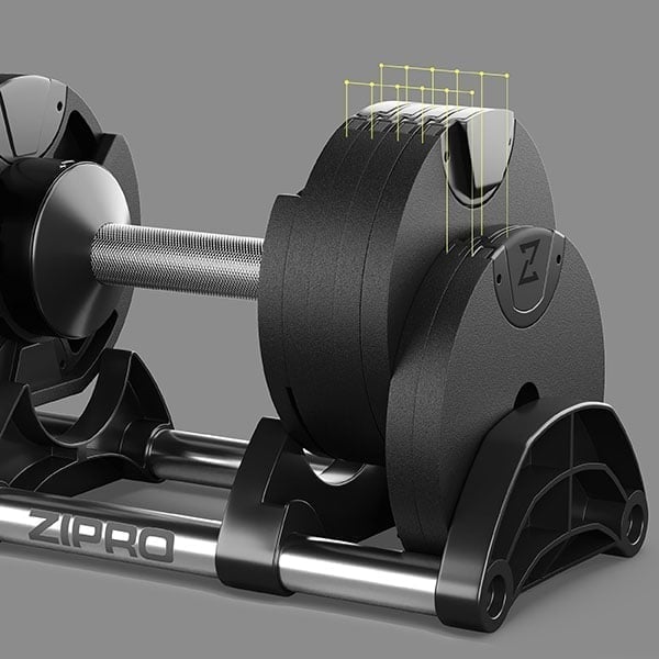 Гантеля Zipro Round тренування вдома