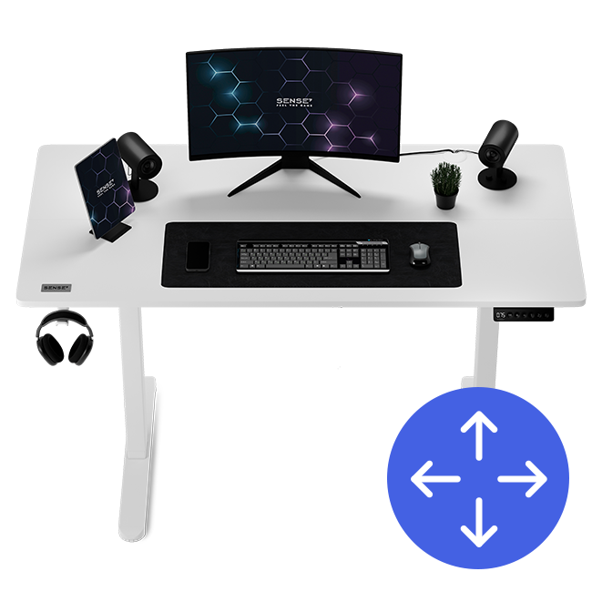 Стільниця 120×60 см Sense7 Nojo біла