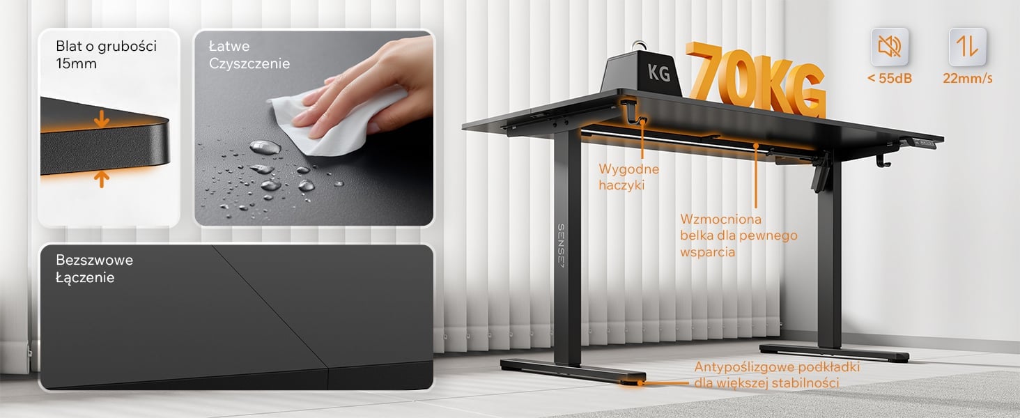 Міцна конструкція Sense7 Nojo Light