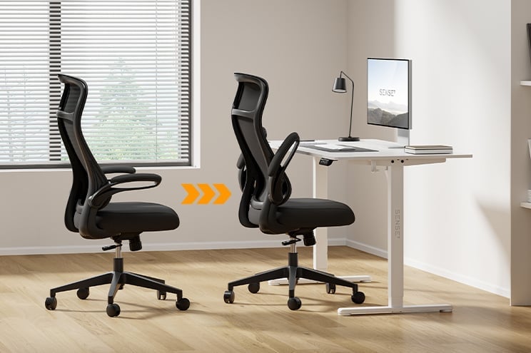 Офісне крісло SENSE7 Revo чорне