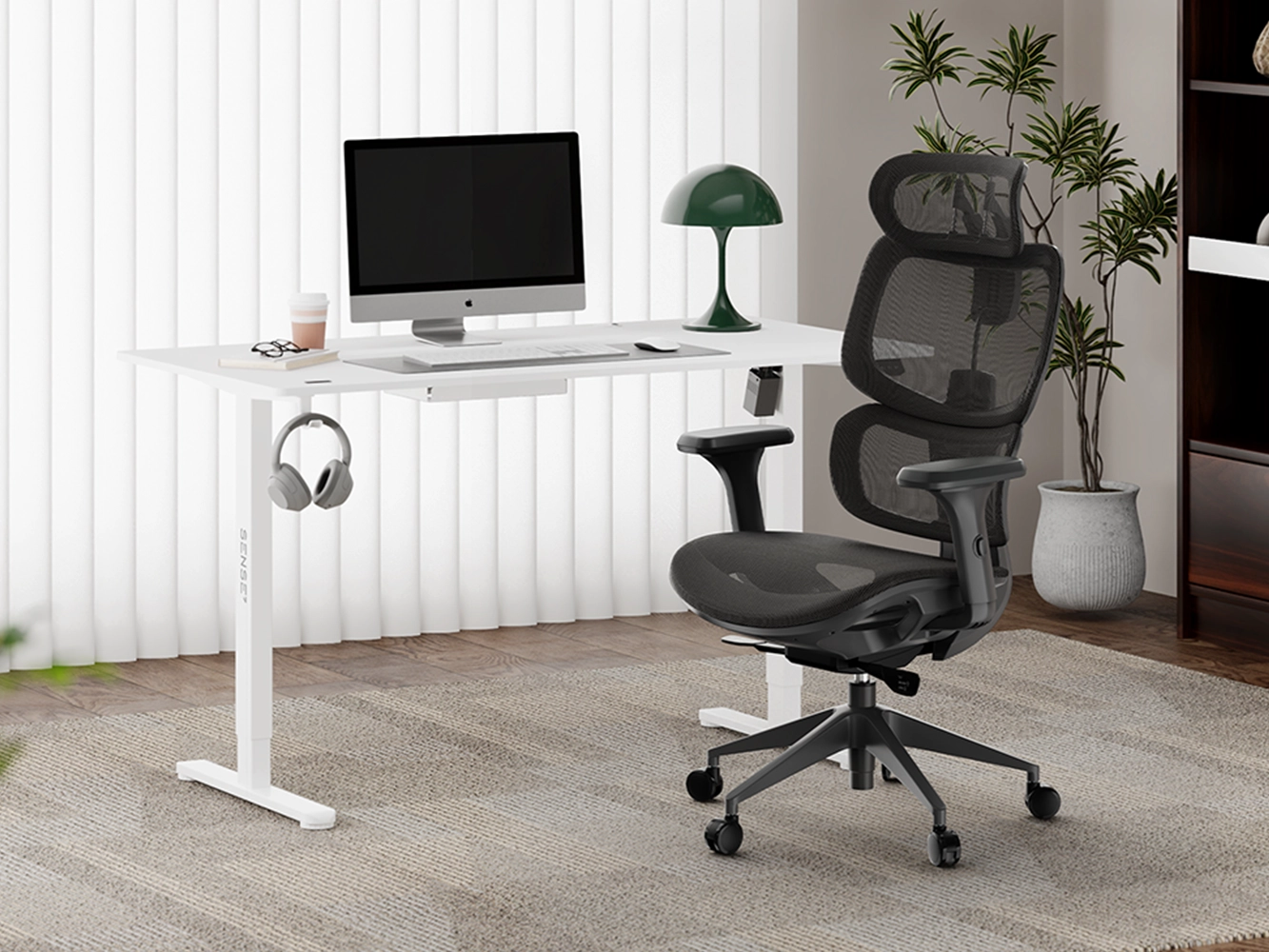 Офісне крісло SENSE7 Nobu графітове