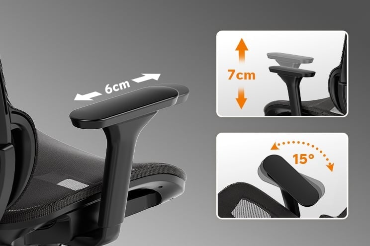 Підлокітники та підголівник SENSE7 Neyo