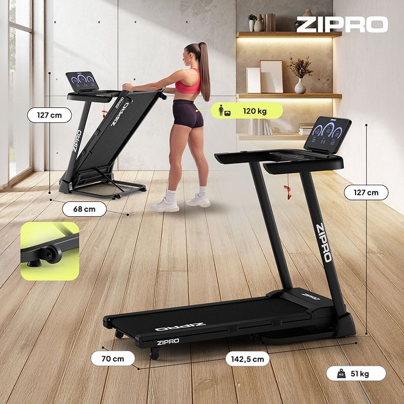 Складання бігової доріжки ZIPRO Luma