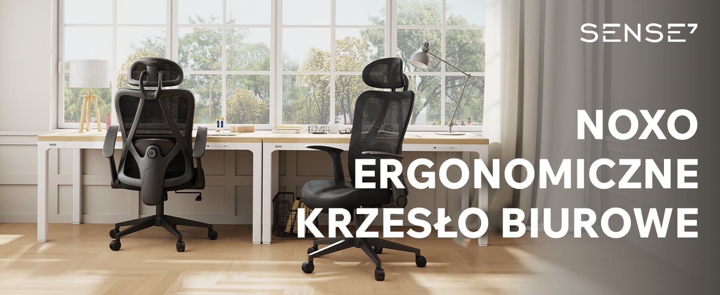 Офісне крісло SENSE7 Noxo чорне