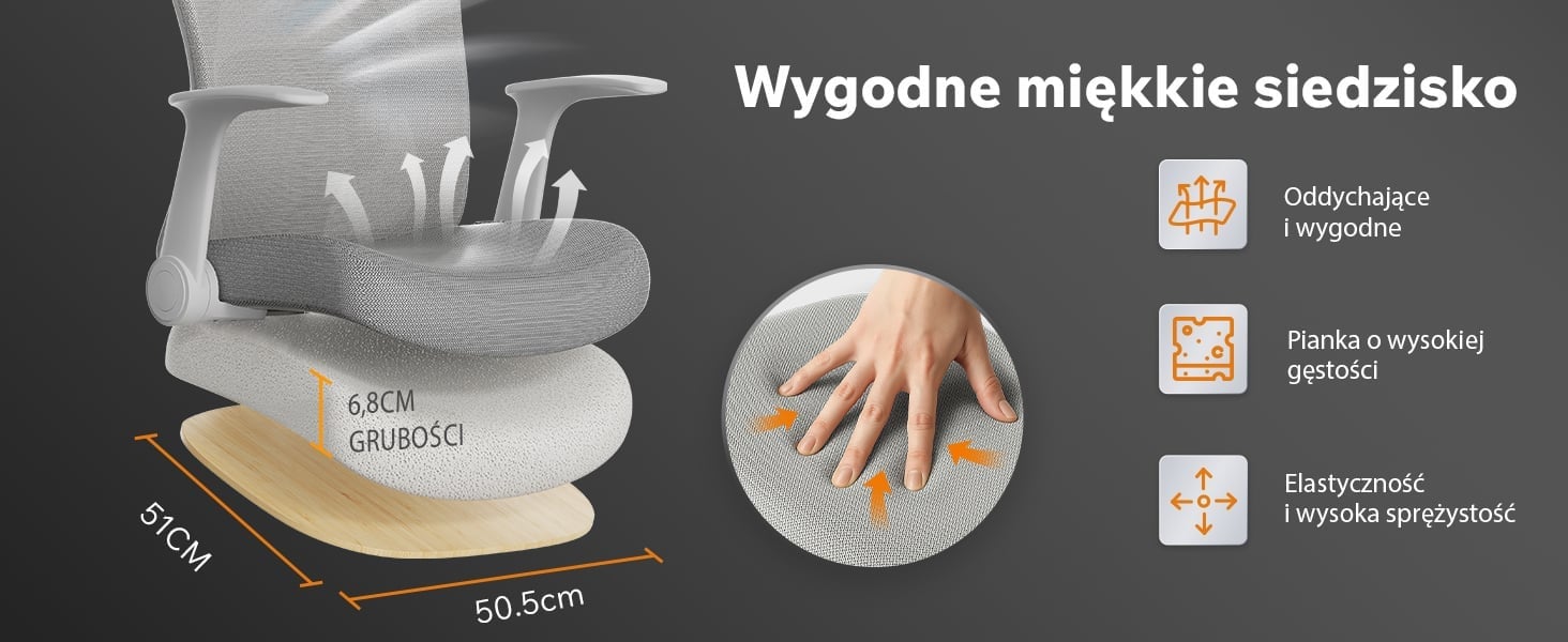 Сидіння крісла SENSE7 Noxo