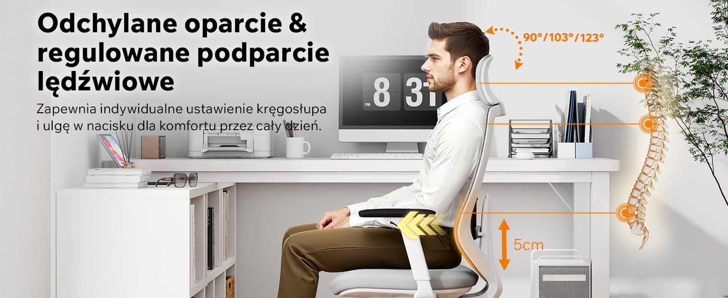 Регулювання крісла SENSE7 Nakai