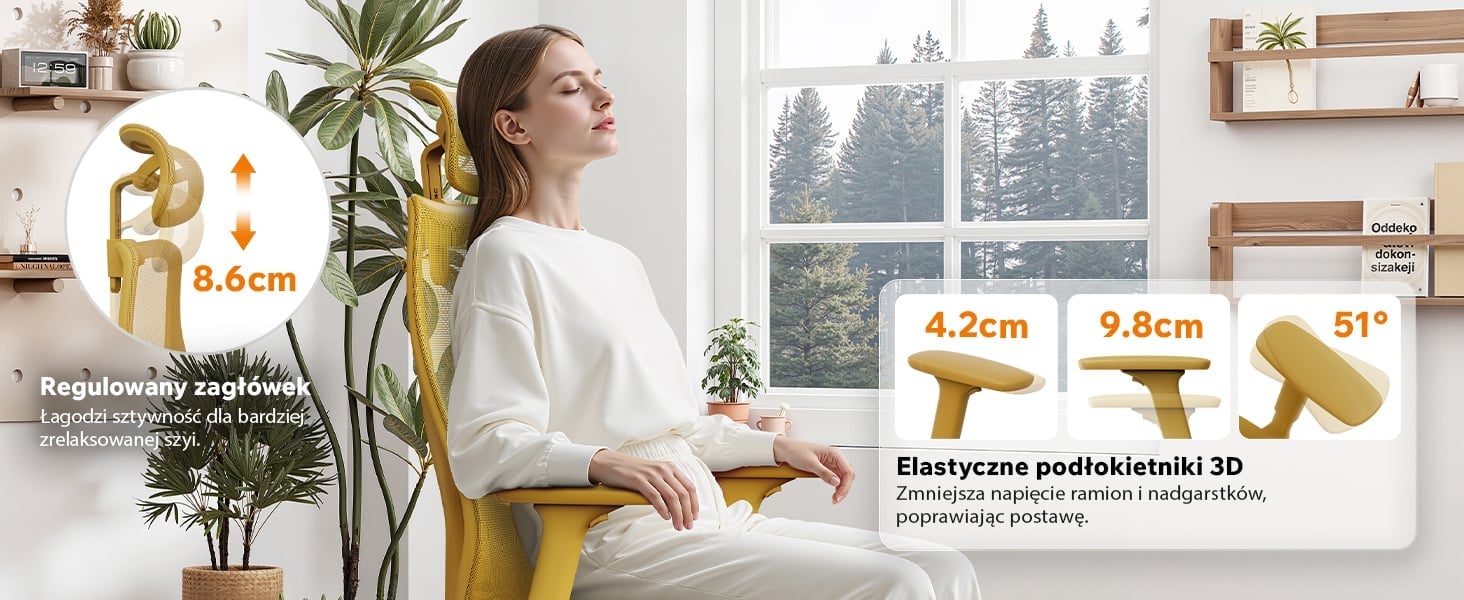 Підлокітники та підголівник SENSE7 Moyo