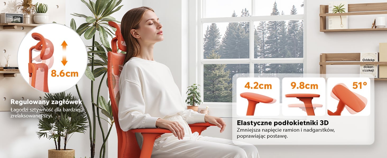 Підлокітники та підголівник SENSE7 Moyo