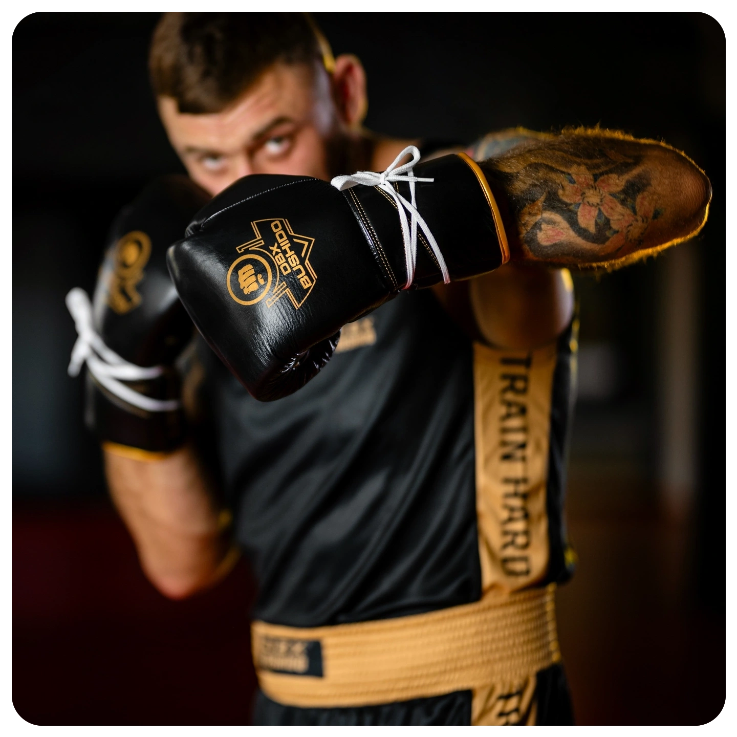 mateusz gamrot rękawice profighter gold bordeaux
