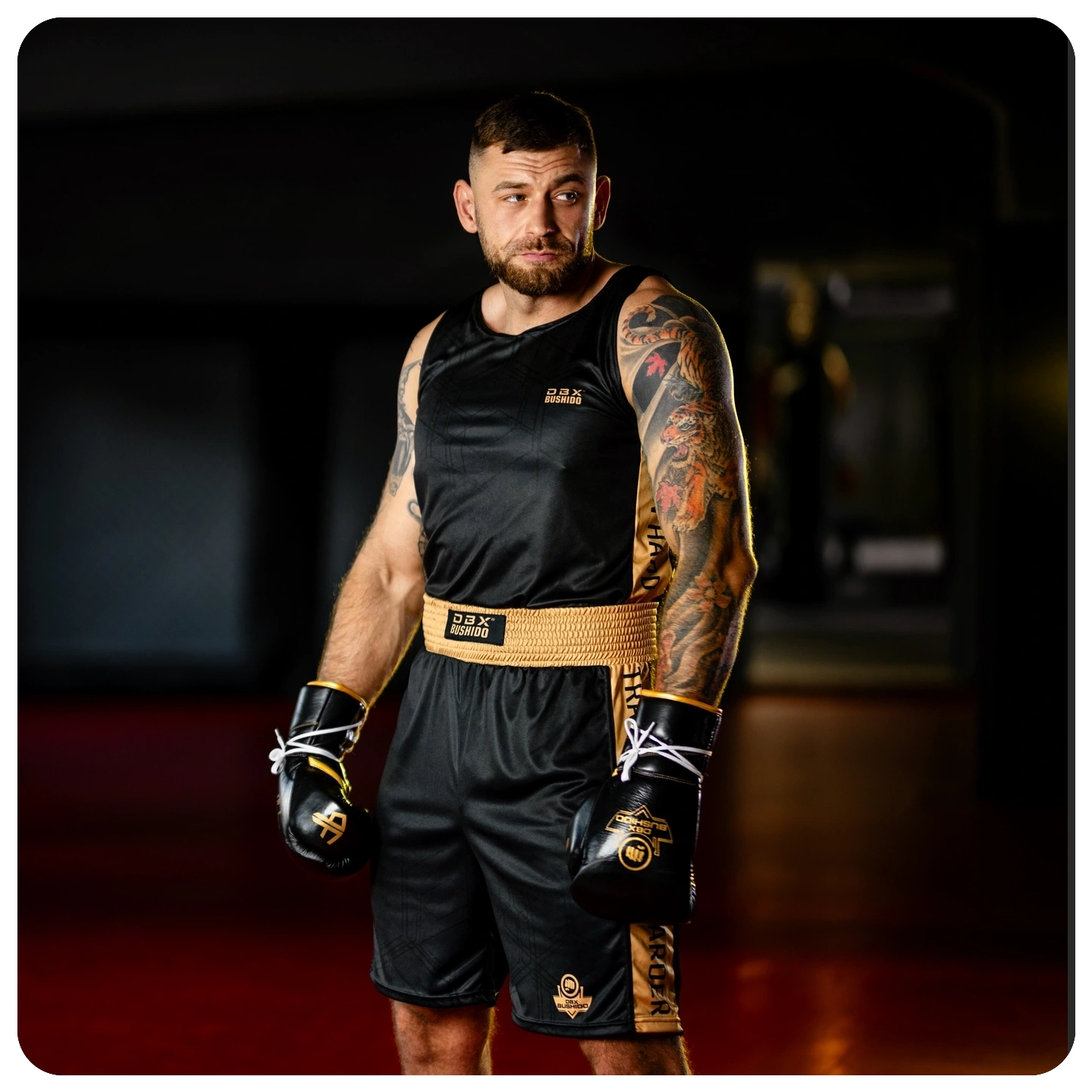mateusz gamrot rękawice profighter gold bordeaux