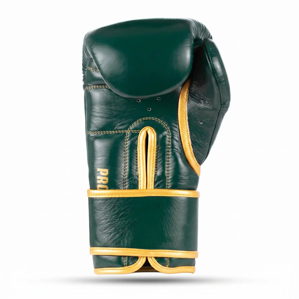rękawice bokserskie premium profighter green ze skóry naturalnej
