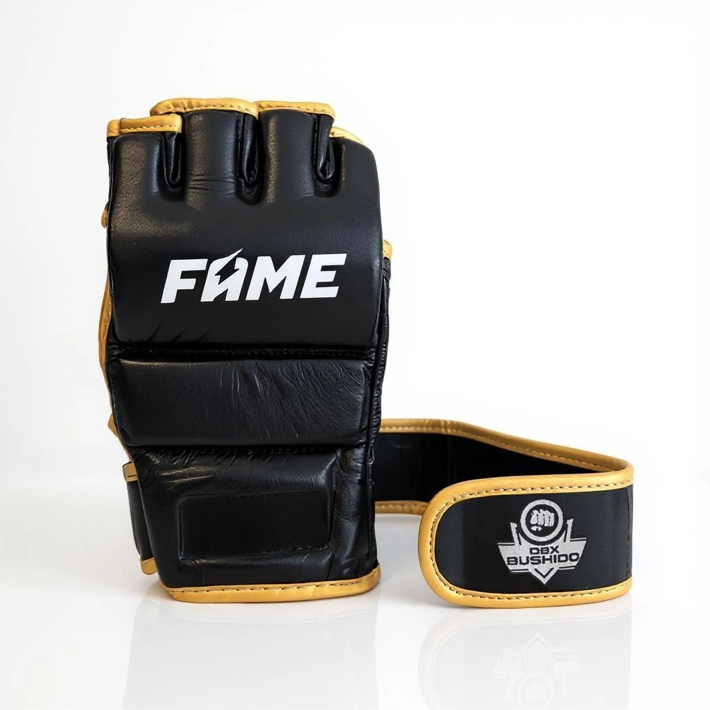 rękawice mma ze skóry naturalnej fame mma