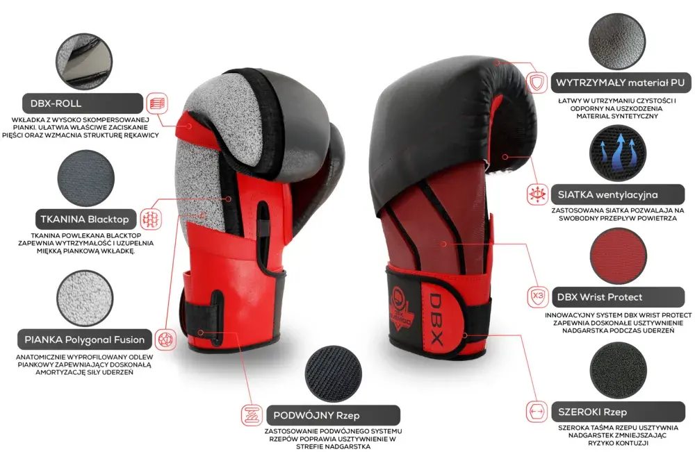 Kluczowe cechy rękawic Hammer Red