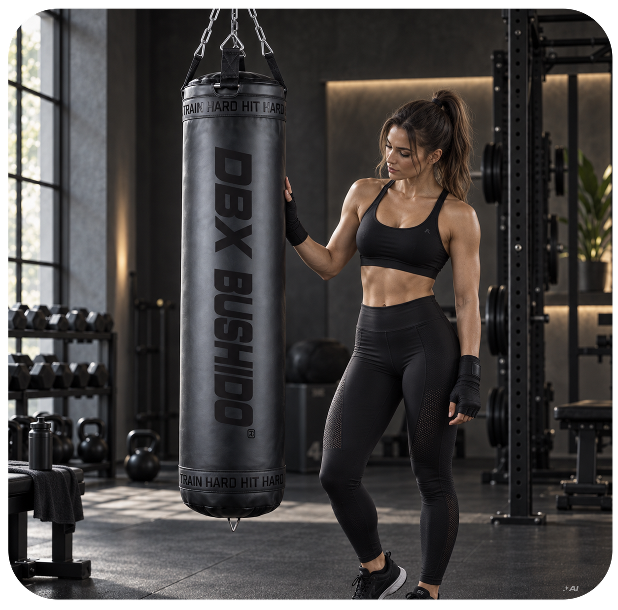 Worek bokserski PREMIUM SBRX Black 150 cm DBX Bushido