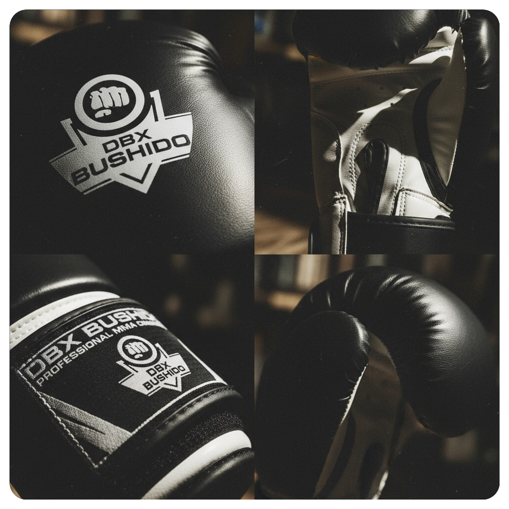 RĘKAWICE BOKSERSKIE PROFESJONLNE CLASSIC WHITE DBX BUSHIDO
