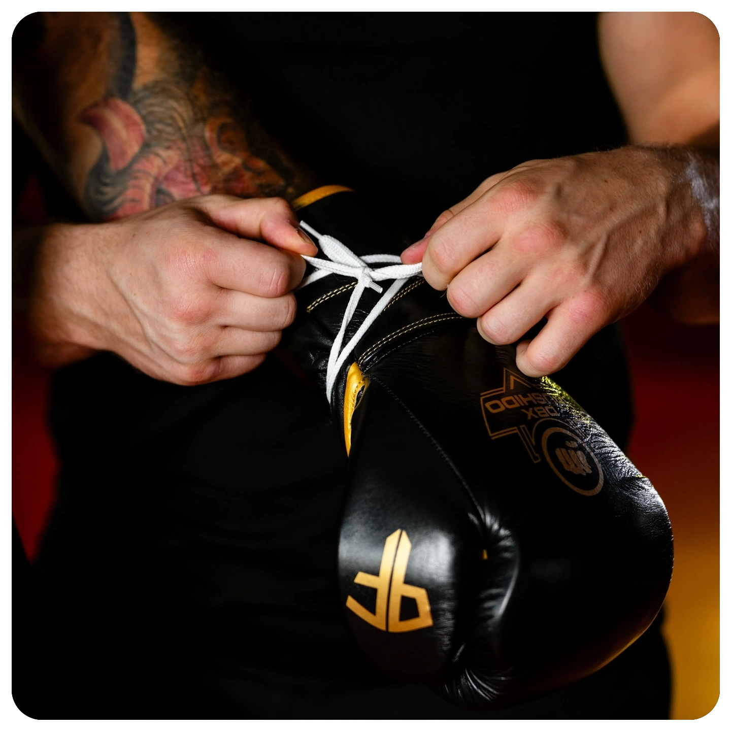 mateusz gamrot rękawice profighter gold bordeaux