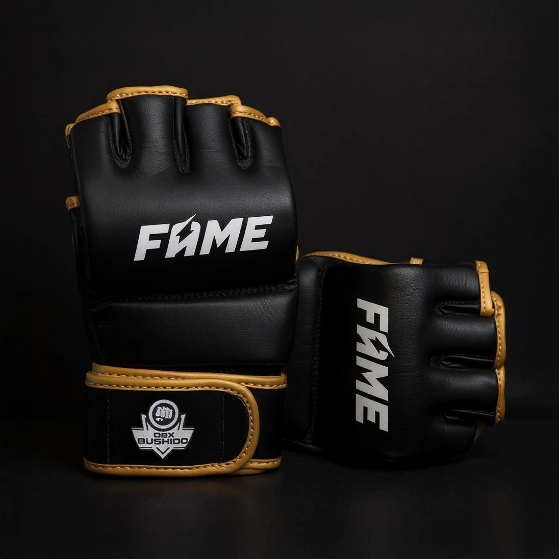 rękawice mma ze skóry naturalnej fame mma