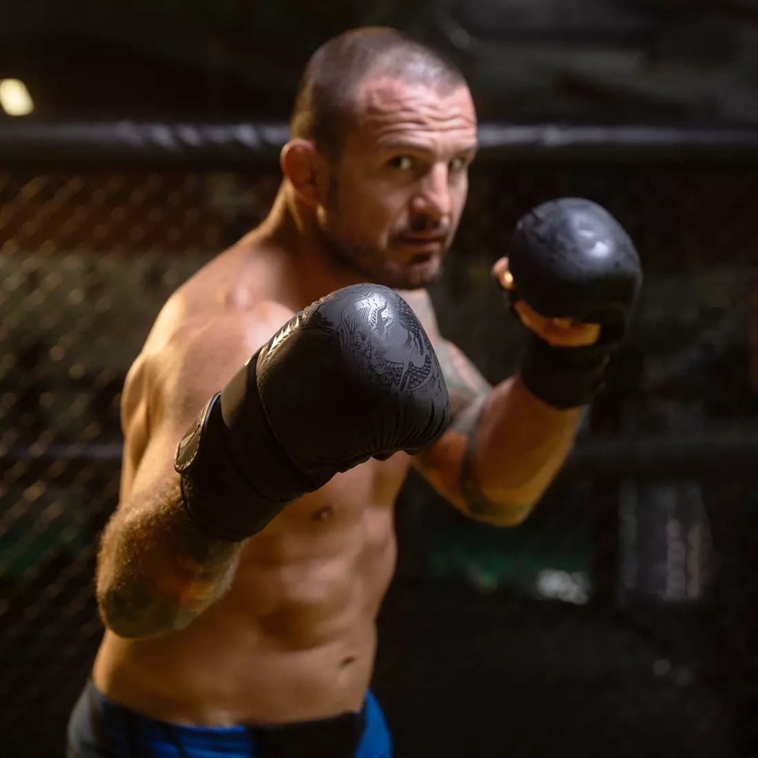 rękawice mma czarne