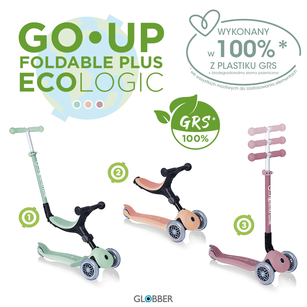 Globber Go Up Foldable Plus Ecologic