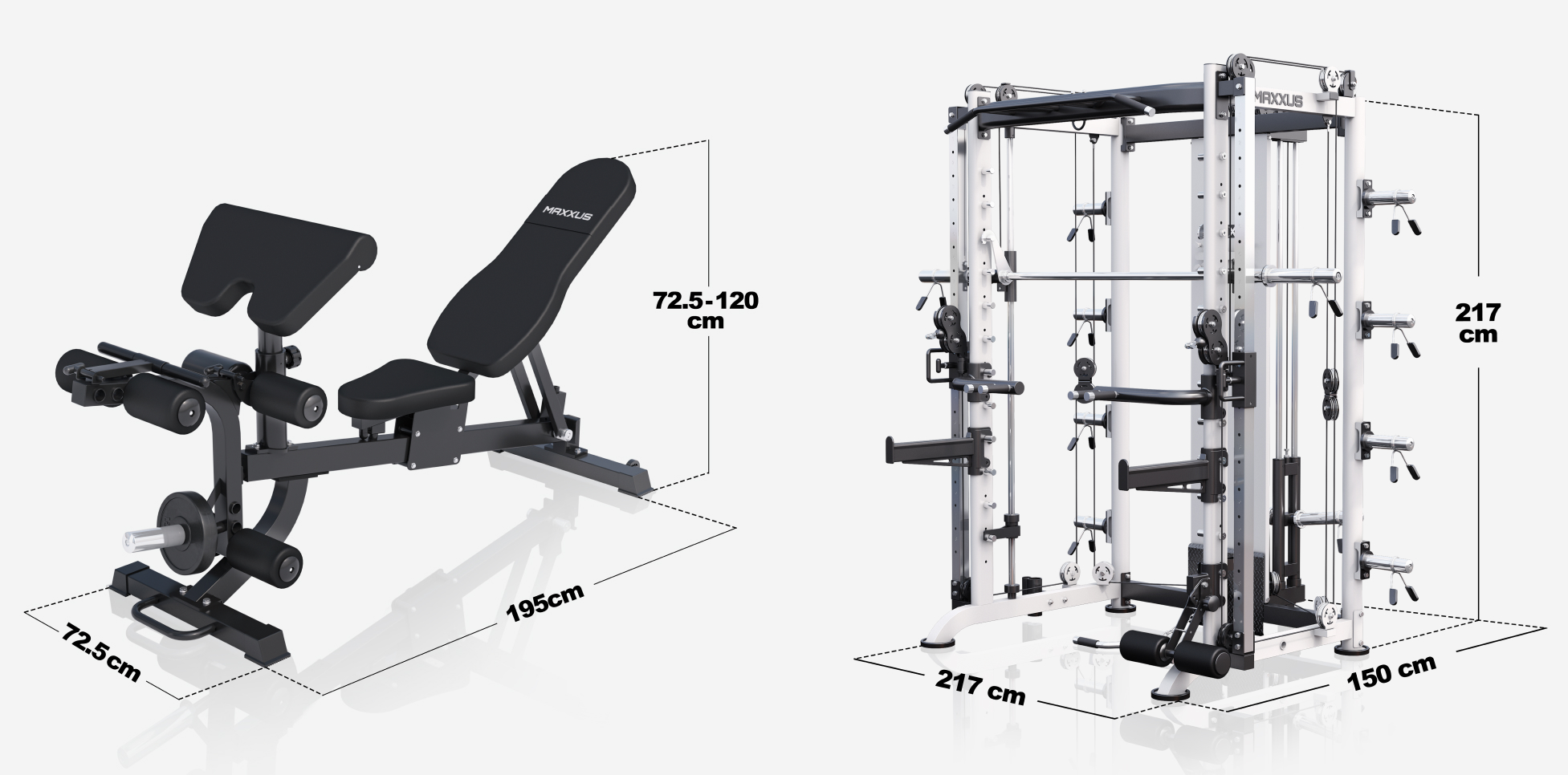 Багатофункційна машина Сміта MAXXUS Multipresse Smith Power Pro