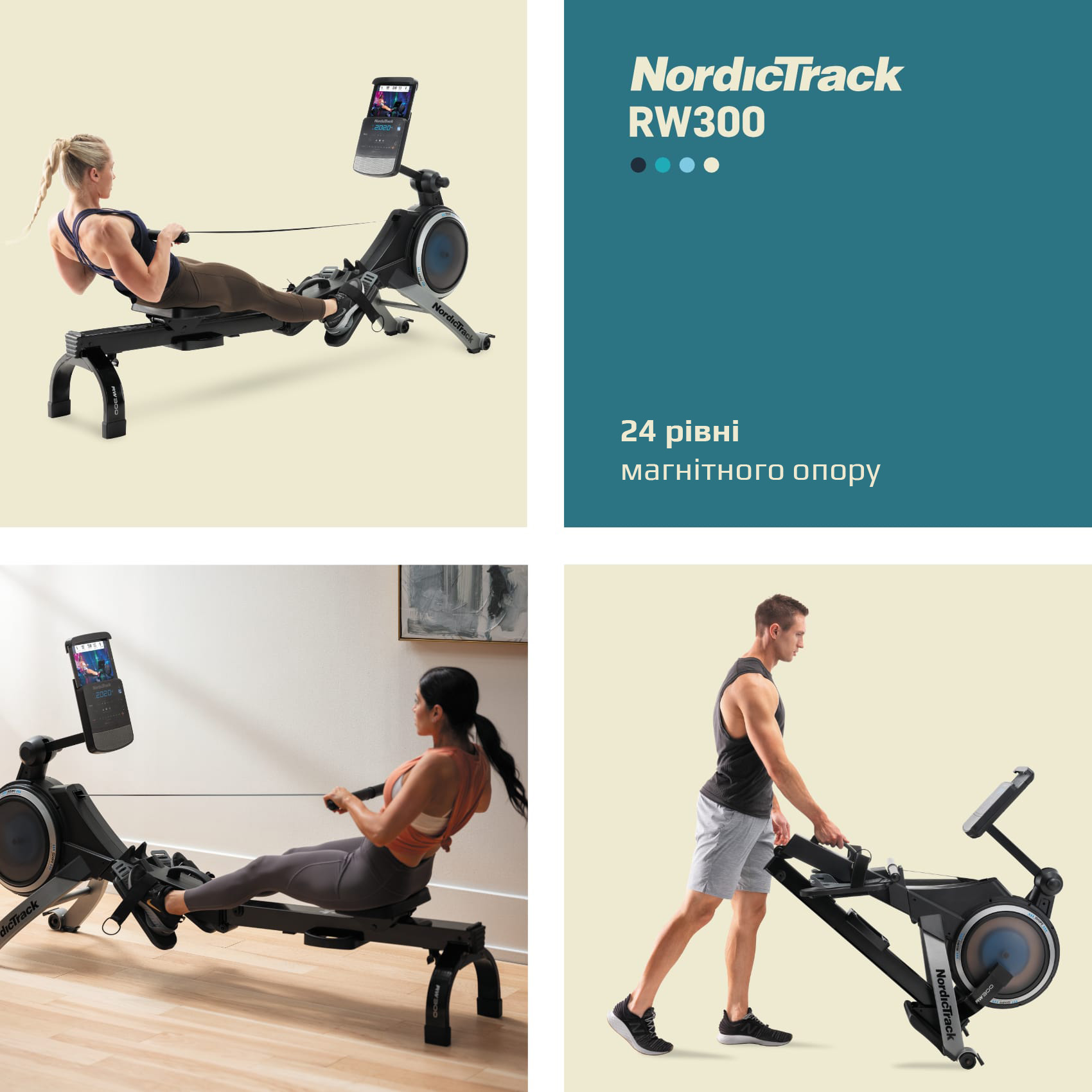 Гребний тренажер NordicTrack RW300 NTRW39121